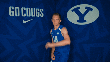 Sport Hype GIF by BYU Cougars