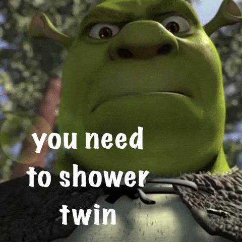 Shower Youstink GIF
