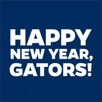 Happy New Year Orange GIF by University of Florida