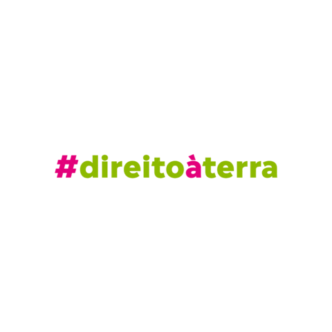 Terra Direitos Sticker by Sylvia Siqueira