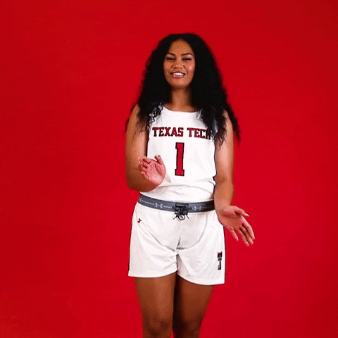 Ella Tofaeono GIF by Texas Tech Women's Basketball