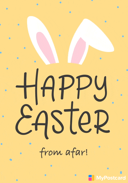 Easter Bunny GIF by MyPostcard