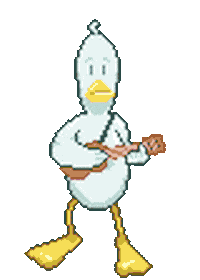 Pixel Singing Sticker by DerEnte