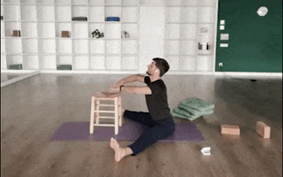 Flexibility Hip Stretch GIF by YOGABODY