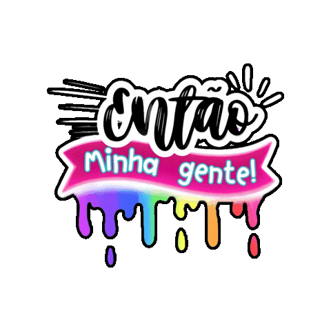 Minha Escrito Sticker