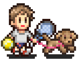 Dog Tennis Sticker