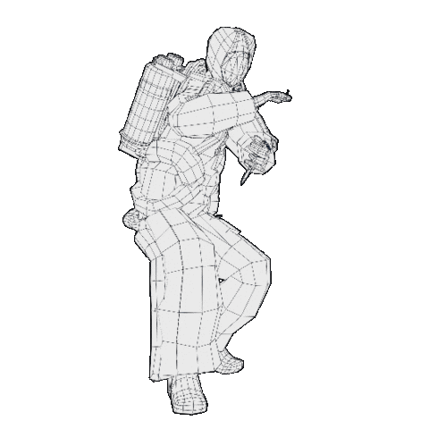 3D Blender Sticker