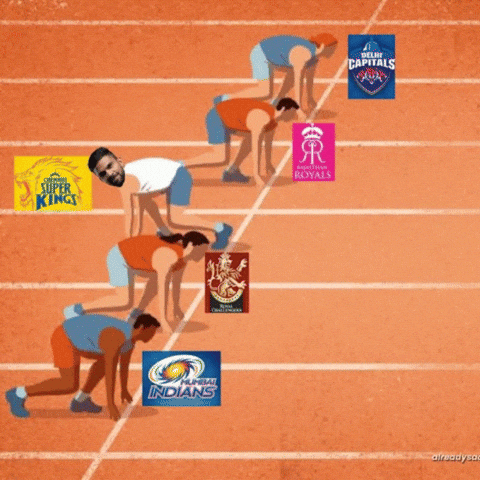Chennai Super Kings Run GIF