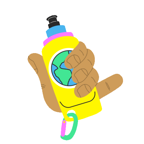 Water Bottle Sustainability Sticker by Verified Champions