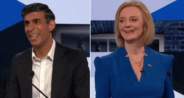 Liz Truss Smile GIF by GIPHY News