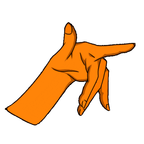 Hands Sticker by The Cake Escape