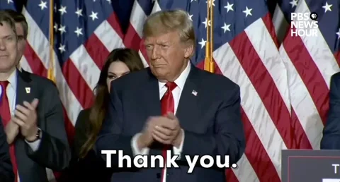 Donald Trump Thank You GIF