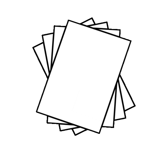 White Paper Sticker