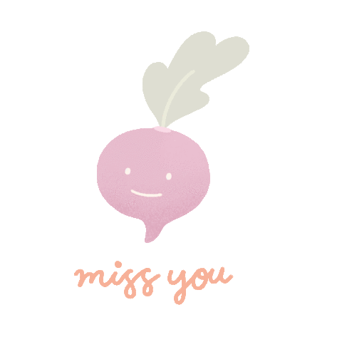 Miss You Love Sticker by emi & the veggies