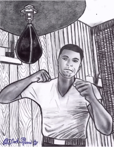 Muhammad Ali Art GIF by Odinel pierre