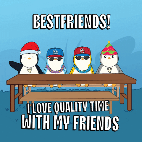 I Love You Friends GIF by Pudgy Penguins