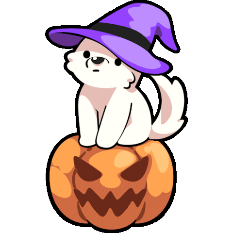 Dog Halloween Sticker