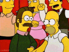 Homer Loves Flanders GIFs - Find Share on GIPHY