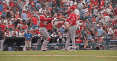 Celebration Win GIF by Los Angeles Angels