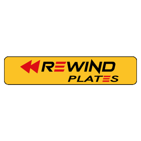 Rewind Plates Sticker