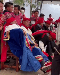 Indigenous Mexicans Celebrate Festival Honoring City's Patron Saint in Chiapas