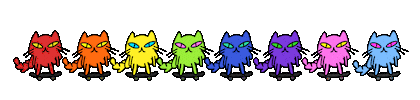 Animation Rainbow Sticker
