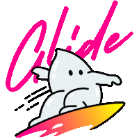 Pink Beach Sticker by hara.co.id