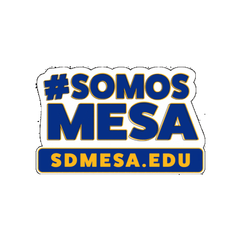 Sdmesa Sticker by sdmesacollege