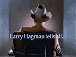 larry hagman 80s GIF