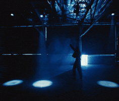 Blue Light Dancing GIF by Mergui