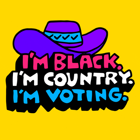 Country Im Black GIF by Creative Courage