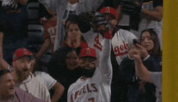 La Angels Catch GIF by Los Angeles Angels