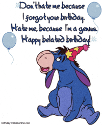 Happy-belated-birthday GIFs - Get the best GIF on GIPHY Happy-belated-birthday GIFs - Get the best GIF on GIPHY