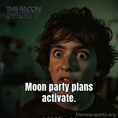 Excited Thinking GIF by The Moon Party