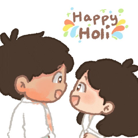 Festival Of Colours Love GIF by Cosytales