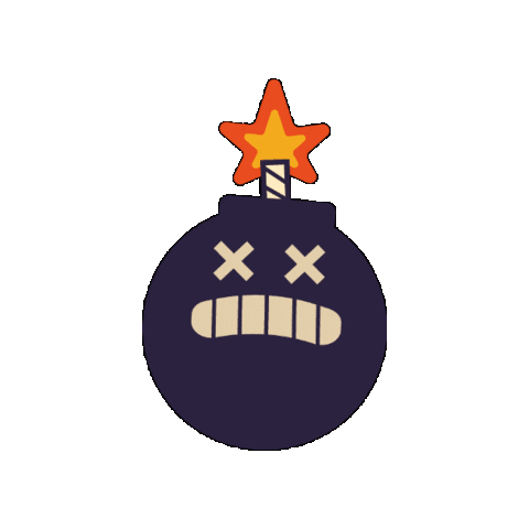 Bomb Tabletop Sticker by Tranjis Games