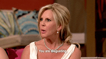 disgusted real housewives GIF by RealityTVGIFs