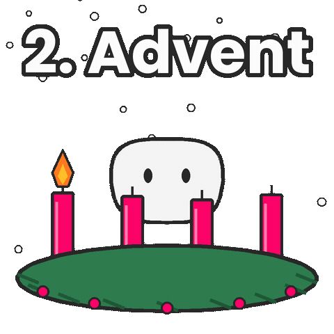 Candles Advent Sticker by Bite-Finder AG