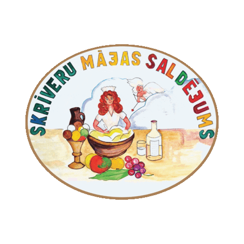 Skriveru majas saldejums Sticker