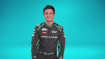 Happy Formula E GIF by Jaguar Racing