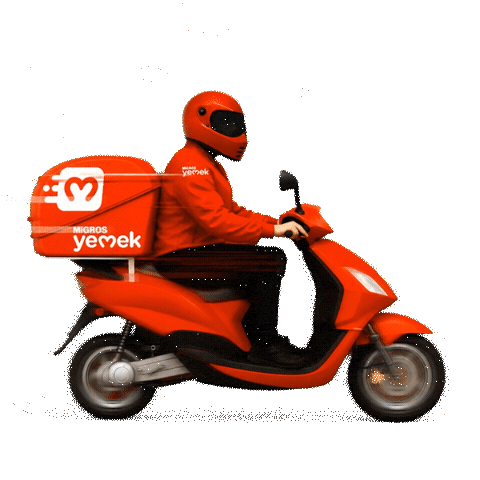 Bike Delivery Sticker by Migros Yemek