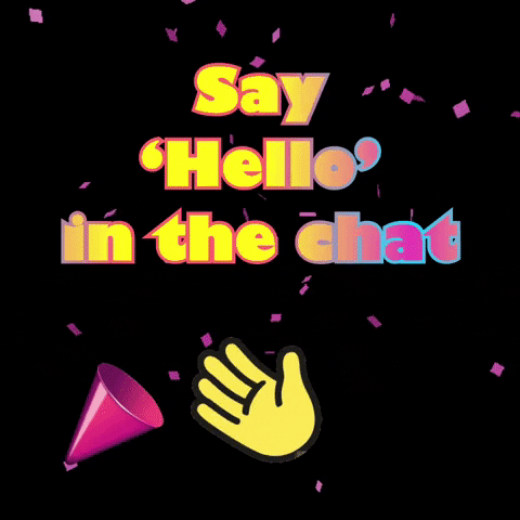 Say Hello Chat GIF by The3Flamingos