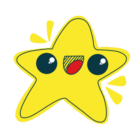 Happy Star Sticker