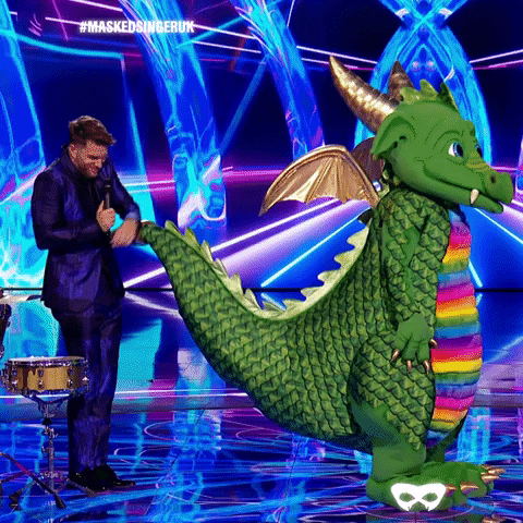Team Dragon GIF by The Masked Singer UK