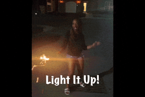 Light It Up Sparkler GIF by Kala Simmons