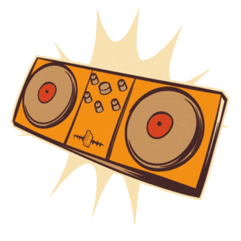 Dj Musique Sticker by Chope & Compagnie