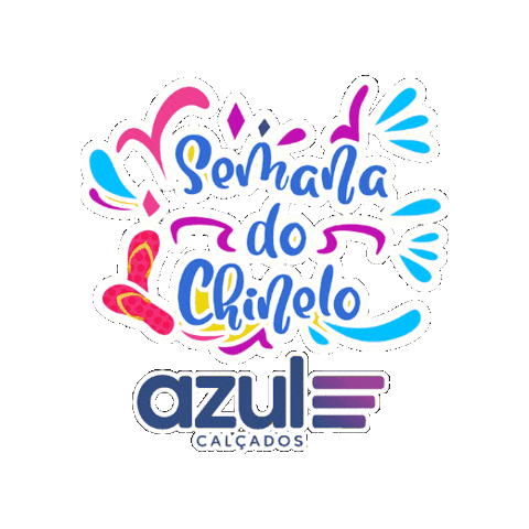 Semanadochinelo Sticker by Azul Calçados
