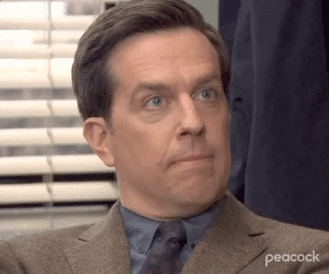 Staring Ed Helms GIF by The Office