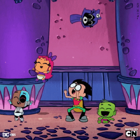 Happy Teen Titans GIF by DC