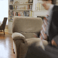 Tired Recliner GIF by Natalie Palamides
